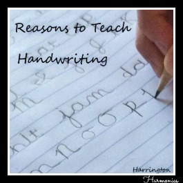 Reasons to Teach Handwriting