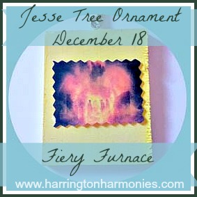 Fiery Furnace Jesse Tree Ornament | Harrington Harmonies