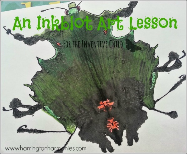 Inkblot Art Lesson for Kids | Harrington Harmonies