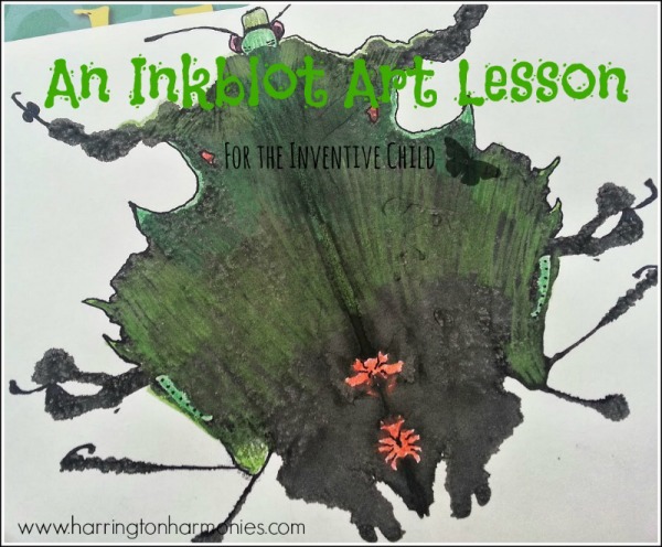 Invent Like Da Vinci: An Inkblot Art Lesson for the Inventive Child