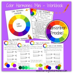 Color Harmonies Mini Workbook