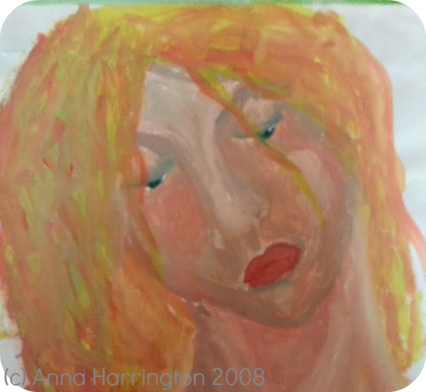How to Homeschool Artistic Children. Painting from My Daughter in 8th Grade. | Harrington Harmonies