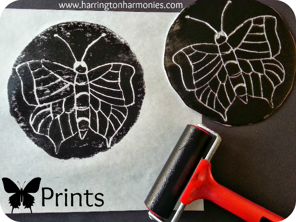 Prints are a wonderful projetc for a black and white end of year art party. | Harrington Harmonies