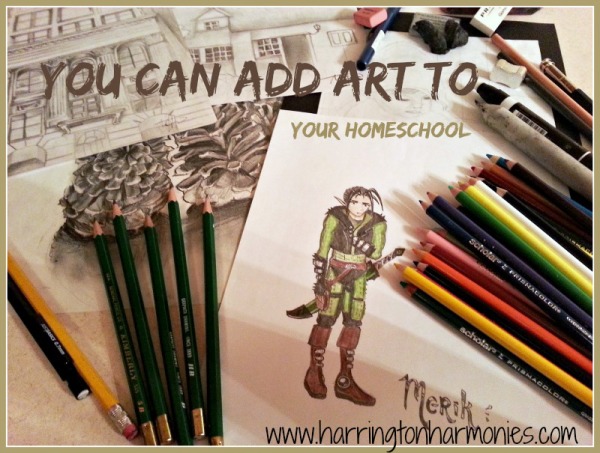 You CAN Add Art to Your Homeschool + Art Basket Giveaway!
